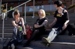 Fantasticon 2013 was apparently a laugh. Tricia Sullivan, Nene Ormes and Karin Tidbeck having a good time. Photo: Johan Anglemark